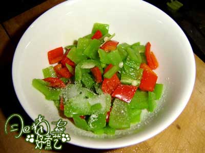 美食:双椒嫩豆腐DIY
